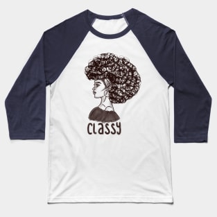 Classy Lady Baseball T-Shirt